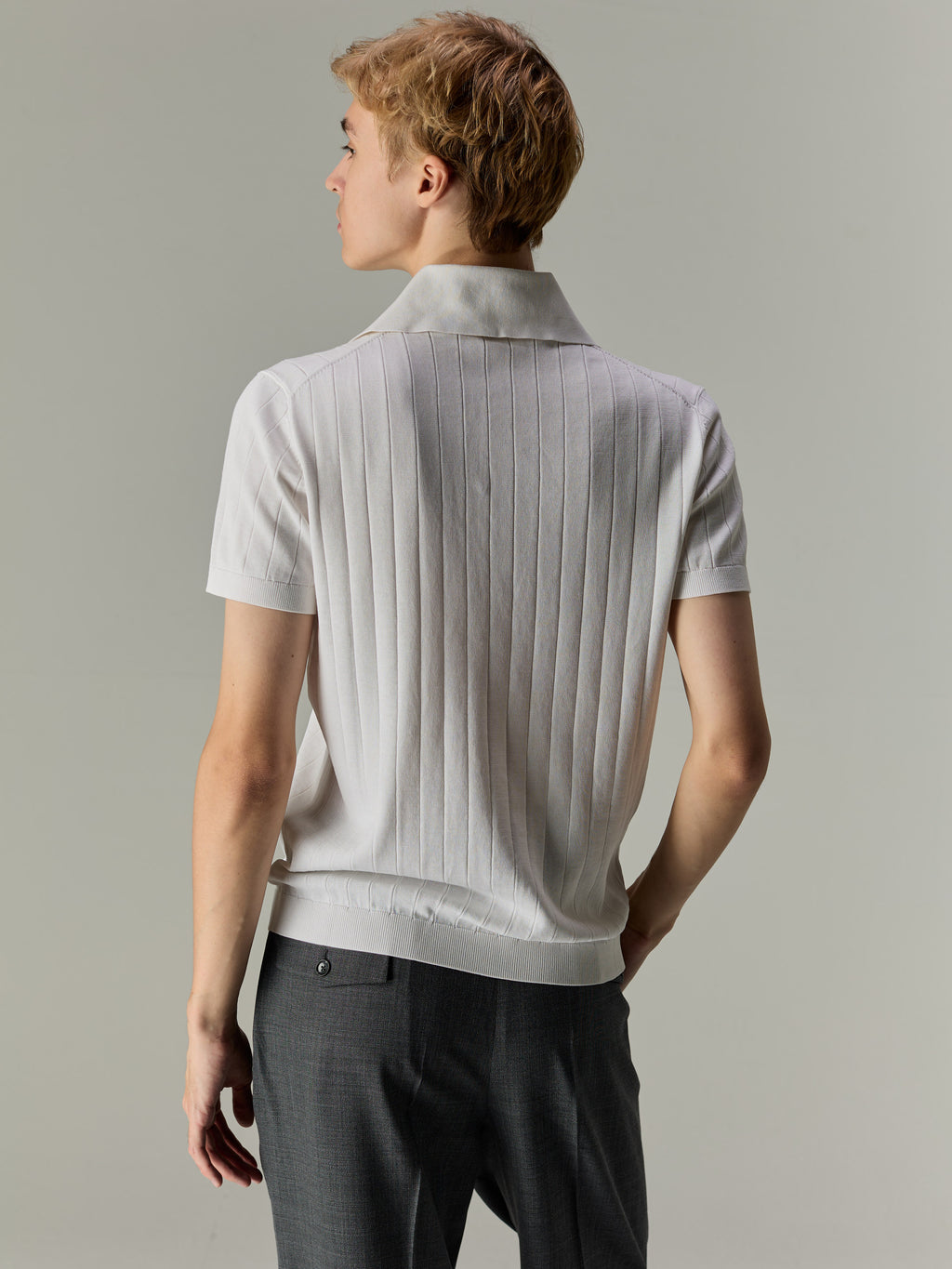 Off White — The Classic Polo, back view on model